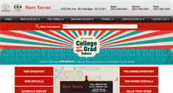Desktop Screenshot of harr-toyota.com
